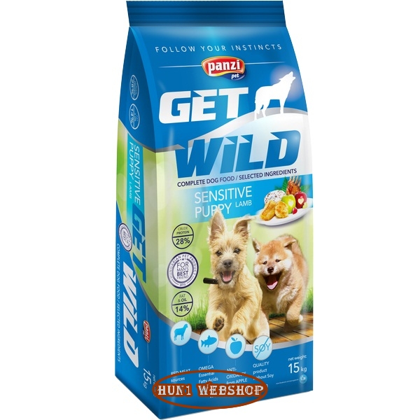 Get Wild Puppy Sensitive Lamb 15 kg
