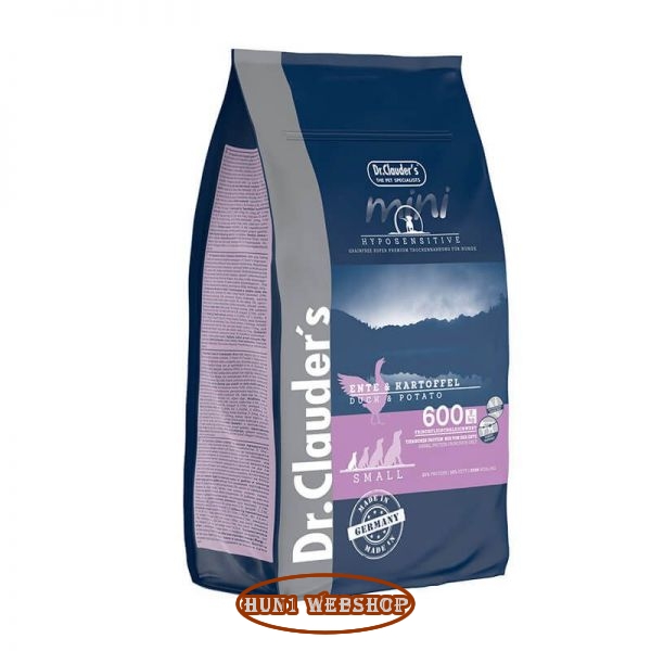 Dr. Clauders Hyposensitive Grain Free Mini Adult Duck & Potato 12,5 kg