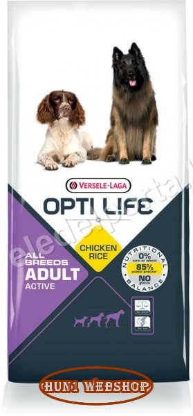 Opti Life Adult Active All Breeds 12,5 kg
