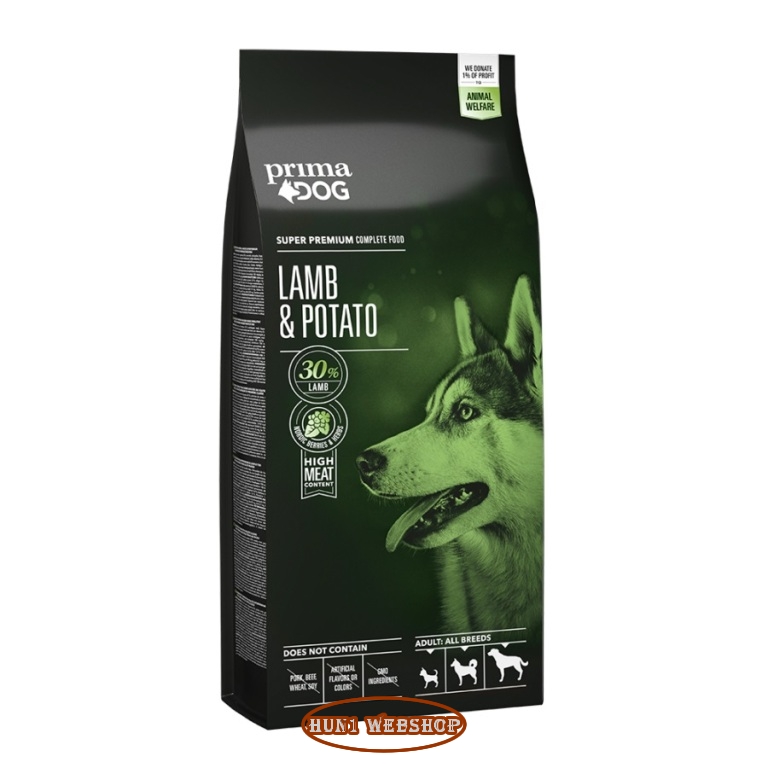 PrimaDog Adult All Breeds Lamb & Potato 10 kg