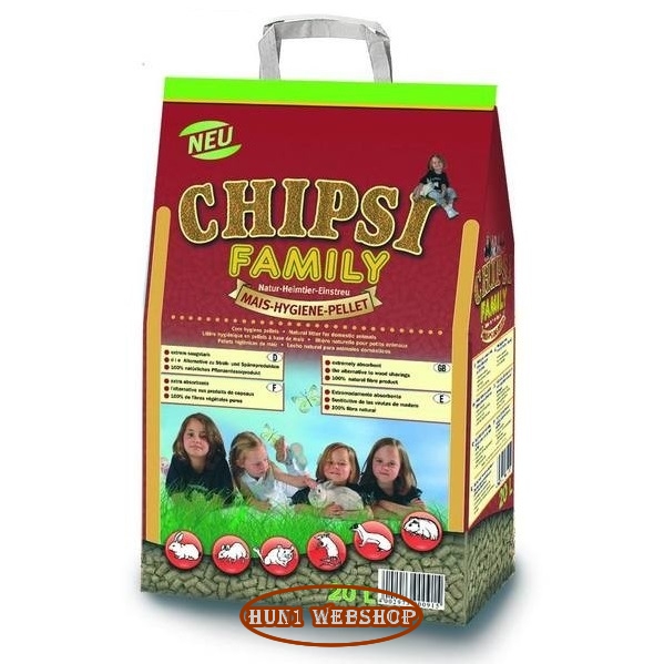 CHIPSI Family pellet alom (20 L)