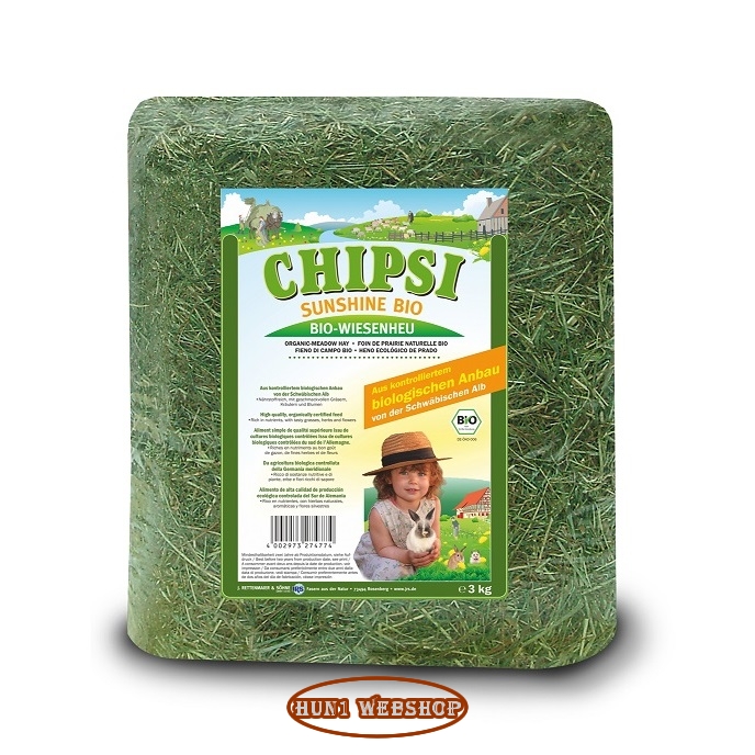 CHIPSI Sunshine Bio széna 3 kg