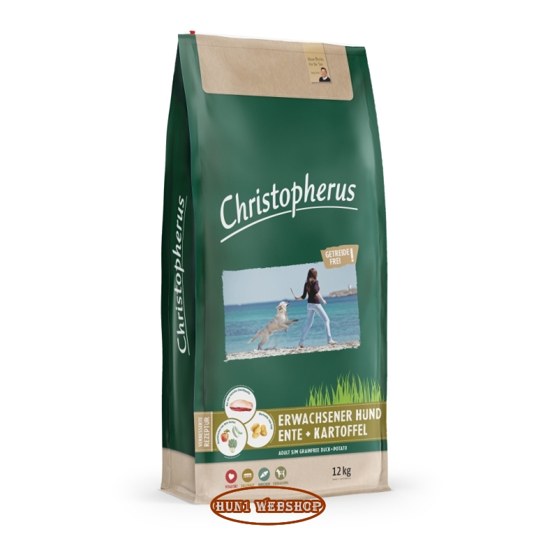 Christopherus Dog Adult Small&Medium Grain free Duck (kacsa és burgonya) 2x12 kg