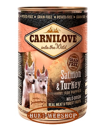 CarniLove Puppy Salmon & Turkey (lazac-pulyka) 400 g