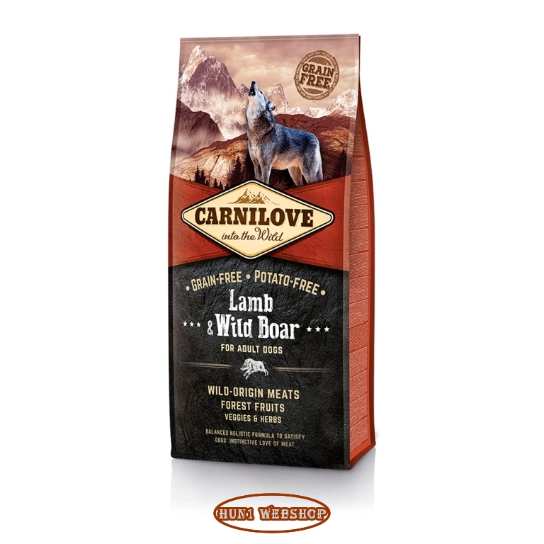 CarniLove Adult Lamb & Wild Boar (bárány-vaddisznó)  2x12 kg