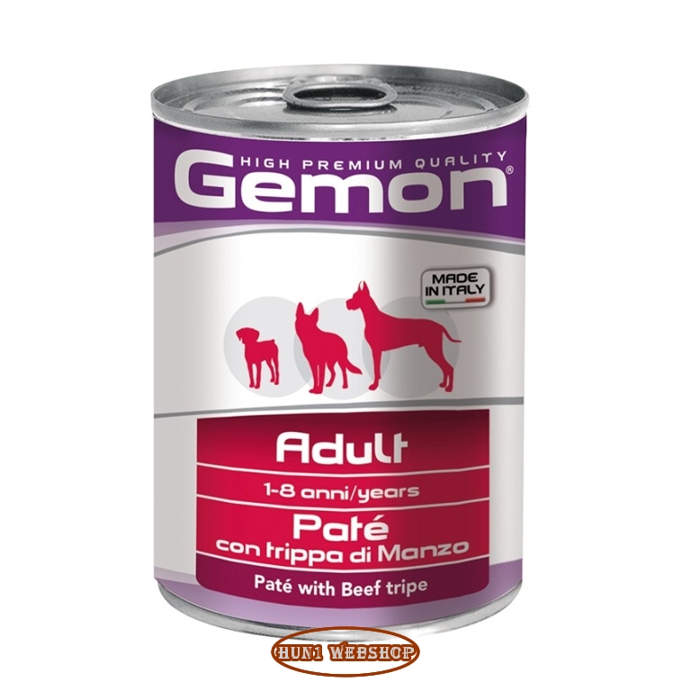 Gemon Adult Paté with Beef Tripe (marha+pacal) 6x400 g