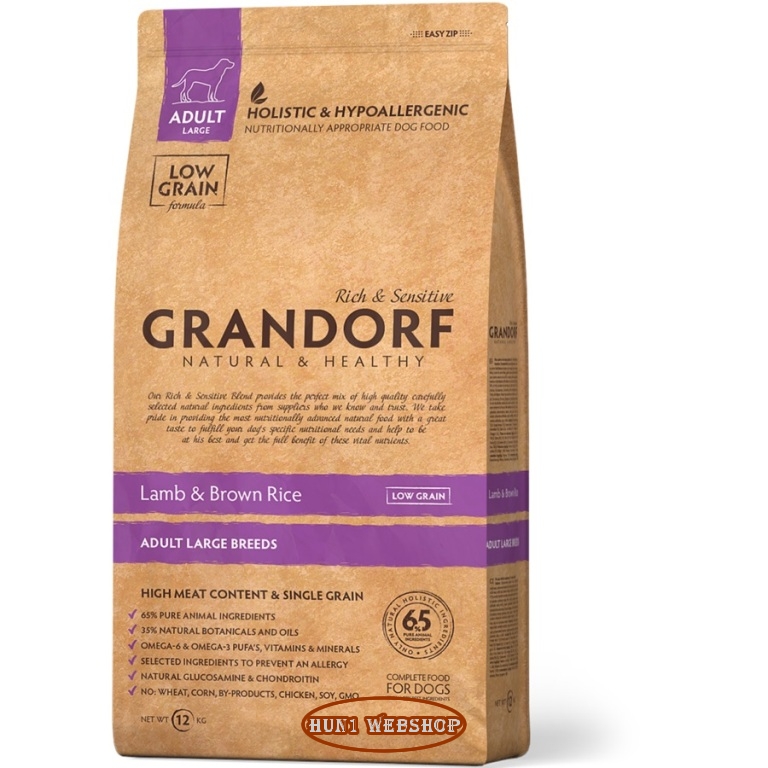 GRANDORF Adult Medium & Maxi Lamb & Turkey 10 kg