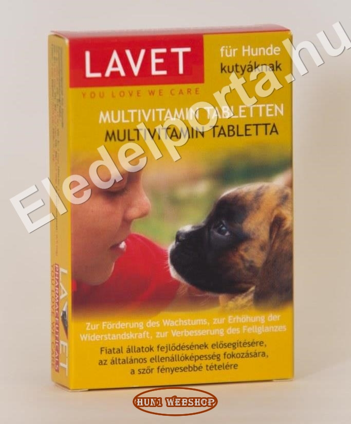 Lavet Multivitamin tabletta kutyáknak (50 db)