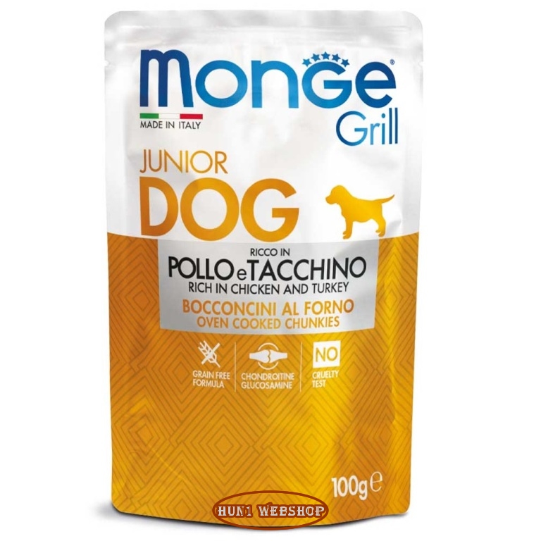 Monge Grill Junior Chicken & Turkey (csirke és pulyka) 100 g