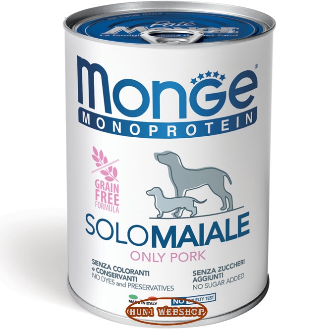 Monge Monoprotein Only Pork (sertés) 400 g