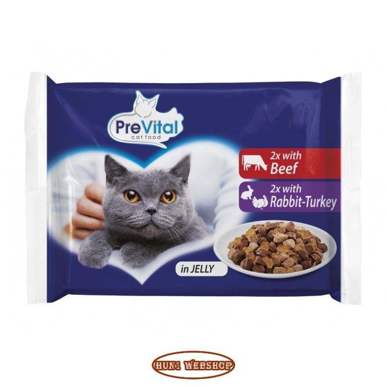 PreVital Vital Pack marha és nyúl-pulyka 4x100 g
