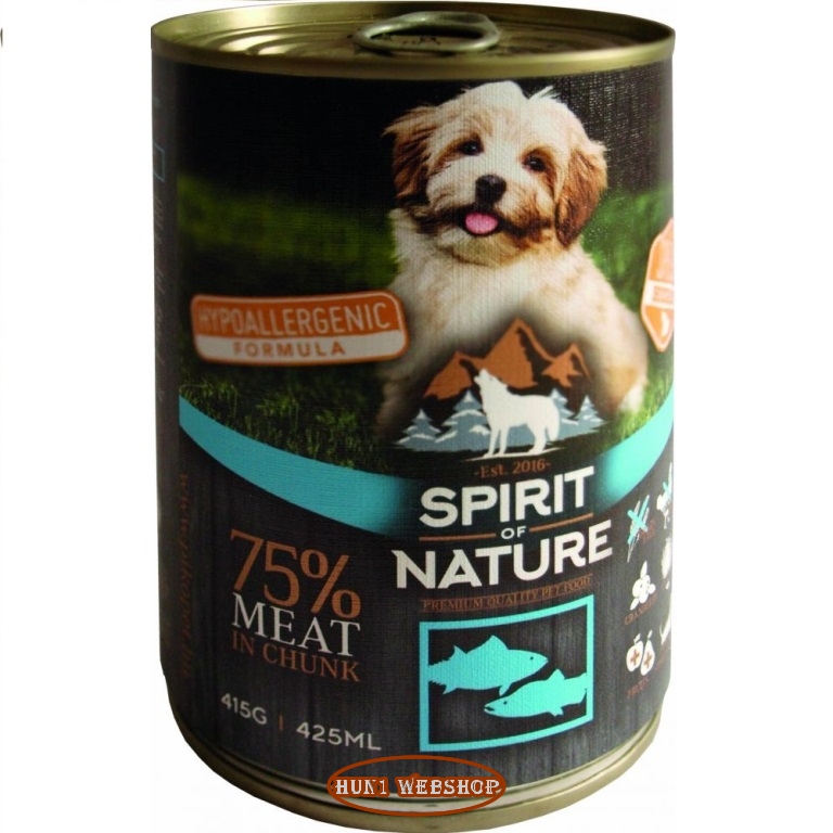 Spirit of Nature Dog Tonhallal és lazaccal 800 g