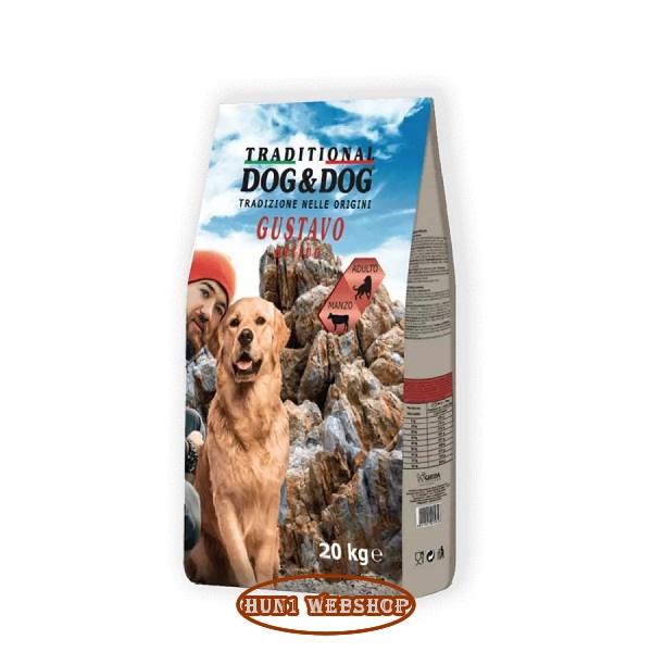 Traditional Dog&Dog Gustavo Attivo Marha 20 kg