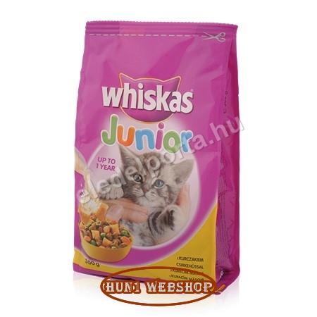 Whiskas Junior szárazeledel csirkehússal 14 kg