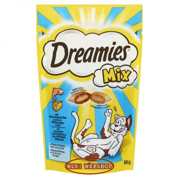Dreamies Mix lazac-sajt Jutalomfalat 60 g