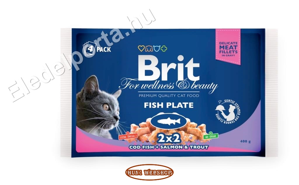 Brit Premium Cat Fish Plate 13x400 g