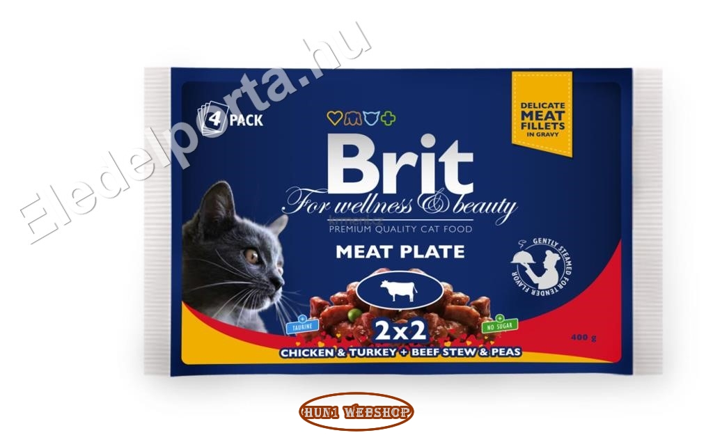 Brit Premium Cat Meat Plate 13x400 g