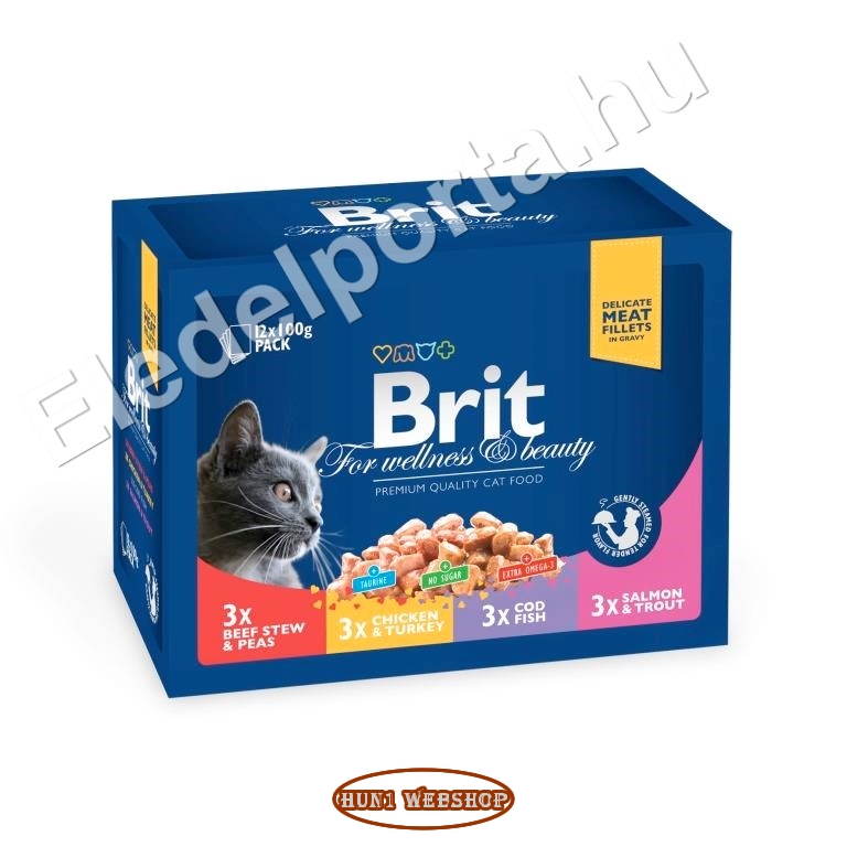 Brit Premium Cat Family Plate 12x100 g