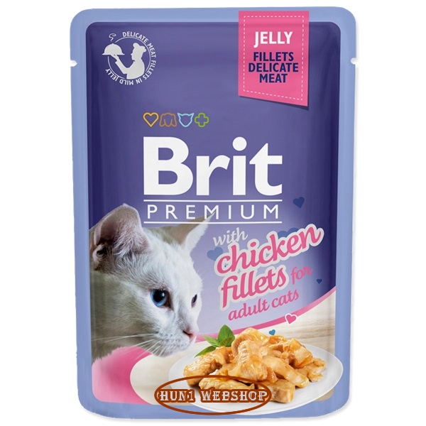 Brit Premium Delicate Fillets in Jelly with Chicken 24x85 g