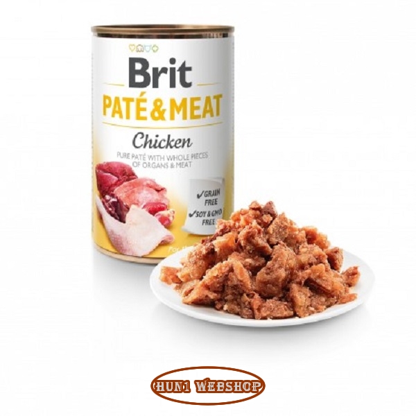 Brit Paté & Meat Csirke 6x400 g