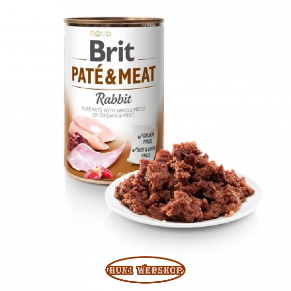 Brit Paté & Meat Nyúl 400 g