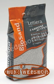 BioSand csomósodó macskaalom aktív szénnel (10 L)