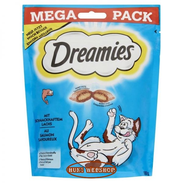 Dreamies Mega lazacos jutalomfalat 180 g