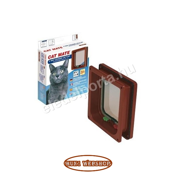CAT MATE 235B 4 utas zárható macskaajtó alagúttal