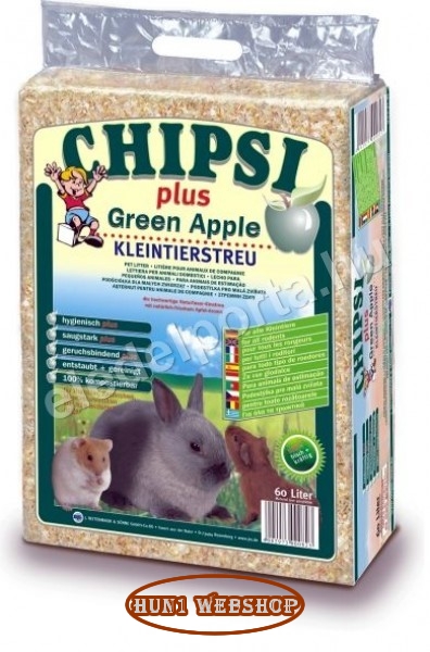 CHIPSI Plus Green Apple forgács (60 L)