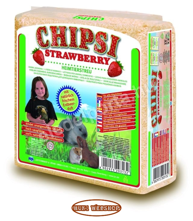 CHIPSI Strawberry forgács (60 L)