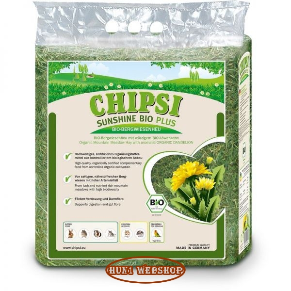 CHIPSI Sunshine Bio Plus Gyermekláncfű széna 600 g