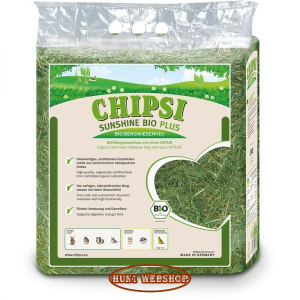 CHIPSI Sunshine Bio Plus Natúr széna 600 g