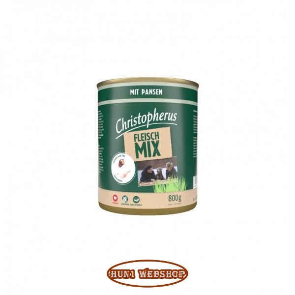 Christopherus Dog Meat Mix Tripe (pacal) 800 g