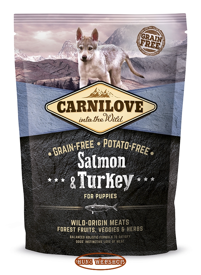 CarniLove Puppy Salmon & Turkey (lazac-pulyka) 1,5 kg