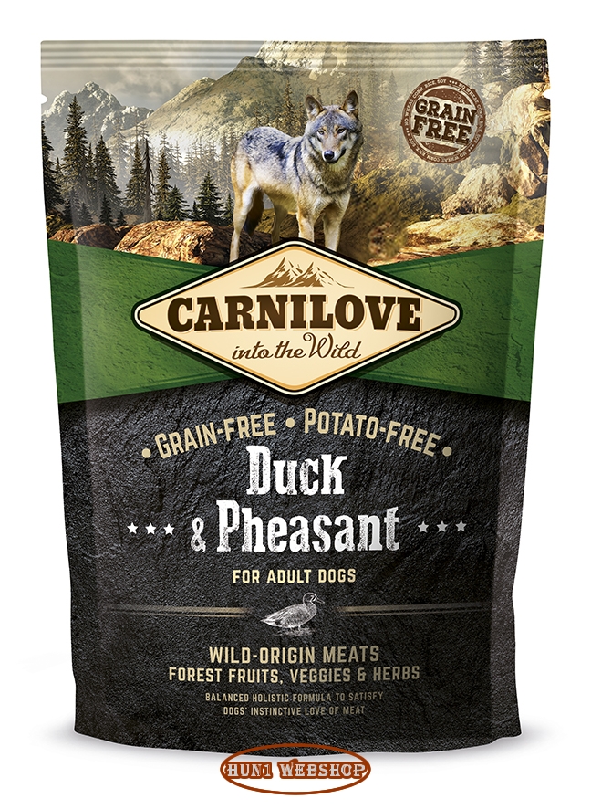 CarniLove Adult Duck & Pheasant (kacsa-fácán) 1,5 kg