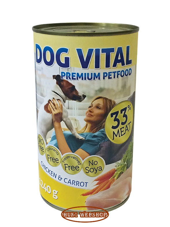 Dog Vital Chicken & Carrot - csirke és répa 1240 g