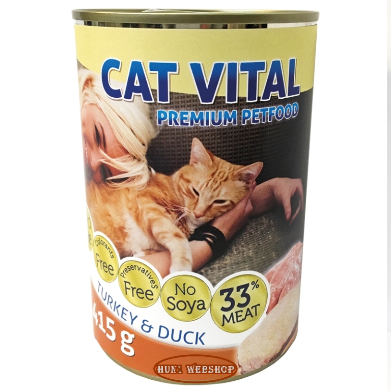 Cat Vital Turkey & Duck (pulyka-kacsa) 415 g