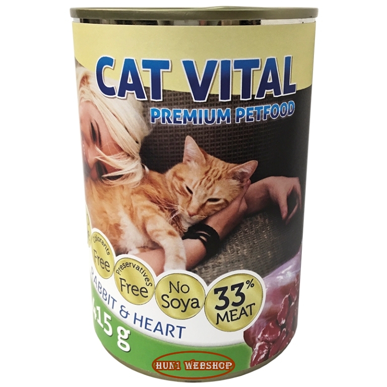 Cat Vital Rabbit & Heart (nyúl-szív) 415 g