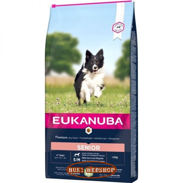 Eukanuba Senior Small & Medium Lamb & Rice 12 kg