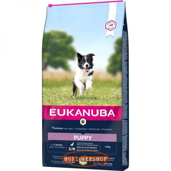 Eukanuba Puppy Small & Medium Lamb & Rice 12 kg