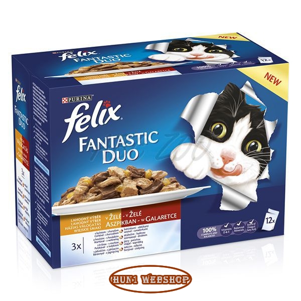 Felix Fantastic Duo - Házias válogatás aszpikban 24x85 g