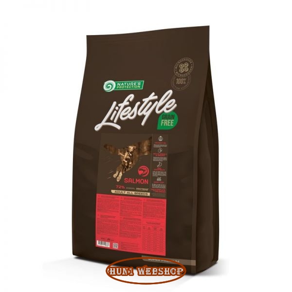 Nature's Protection Lifestyle Dog Adult Grain Free Salmon 10 kg
