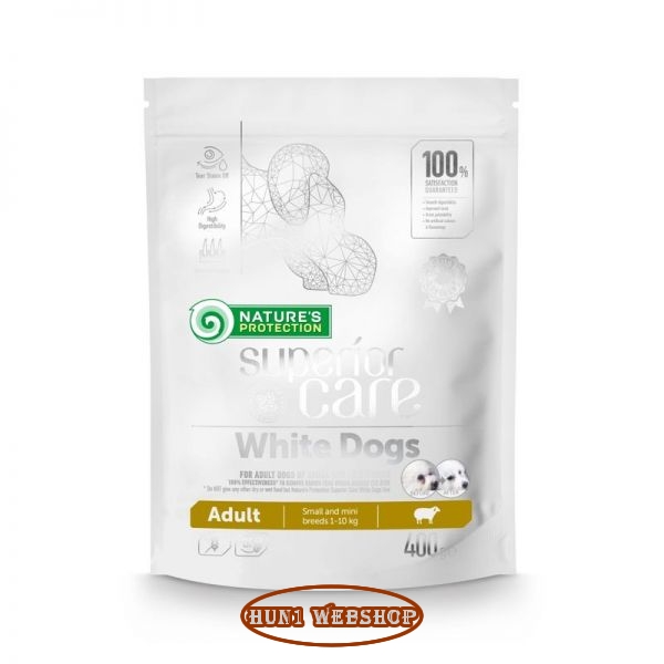 Nature's Protection SC White Dog Adult Lamb Small&mini 400 g