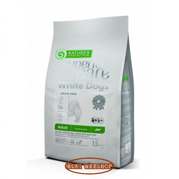 Natures Protection Superior Care White Dog Grain Free Adult Insect Small 10kg