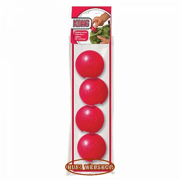 Kong Plush Squeakers  L kiegészítő csipogó 4 db