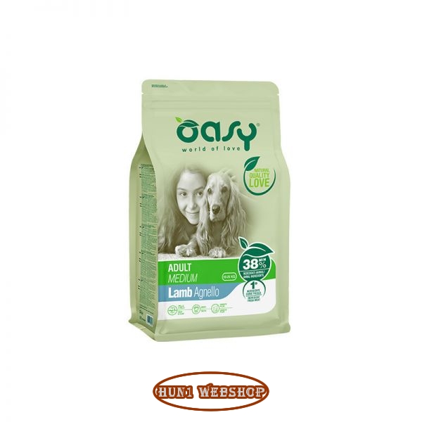 Oasy Dog Lifestage Adult Medium Lamb 12 kg