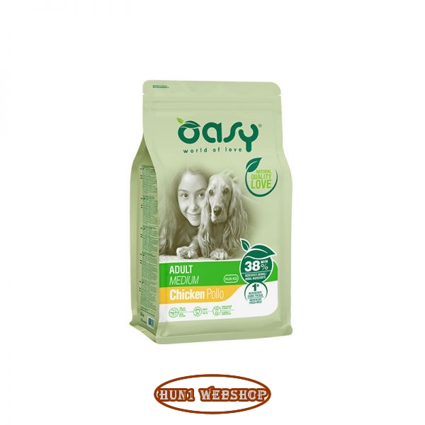 Oasy Dog Lifestage Adult Medium 12 kg
