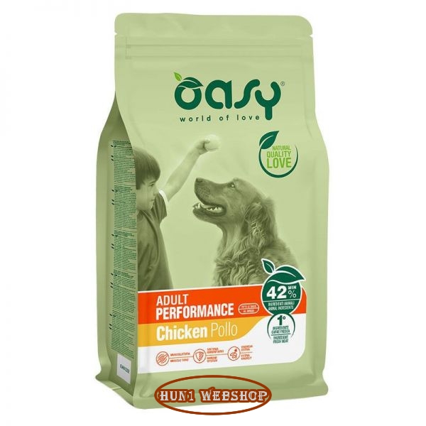Oasy Dog Lifestage Adult Performance 12 kg