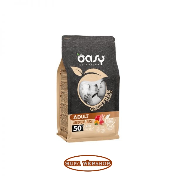 Oasy Dog GF Adult Medium/Large Lamb 2,5 kg