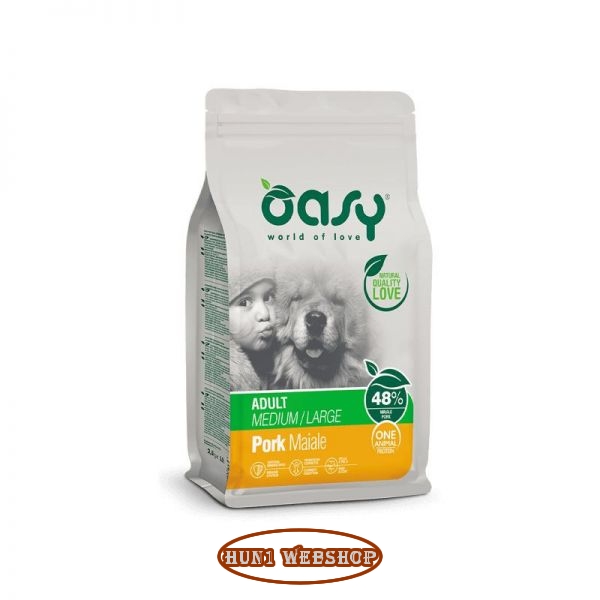 Oasy Dog OAP Adult Medium/Large Pork 2,5 kg